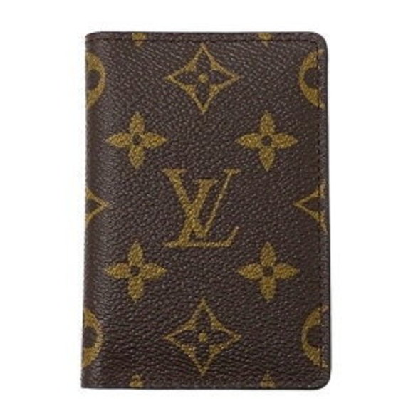 Louis Vuitton Monogram Case Pochette Pass Organizer Brown - Picture 1 of 7